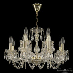 Фото 1 Люстра хрустальная 119/8+4/200 G Bohemia Ivele Crystal