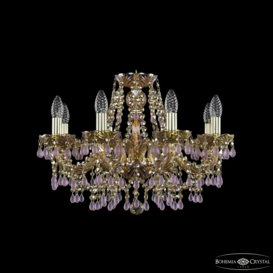Фото Люстра хрустальная 1410/8/195 G V7010 M777 Bohemia Ivele Crystal