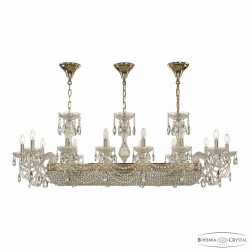 Фото Люстра хрустальная 1453/14/195/1000 G Bohemia Ivele Crystal