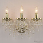 Фото 2 Бра хрустальные 16203B/3/141 GW Bohemia Ivele Crystal