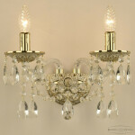 Фото 2 Бра хрустальные 16213B/2/141 GW Bohemia Ivele Crystal