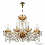 Фото Люстра 5402/10/240 G Amber/M-1H Bohemia Ivele Crystal