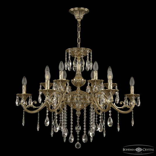 Фото Люстра бронзовая 70123/12/320 B GB U2 Bohemia Ivele Crystal