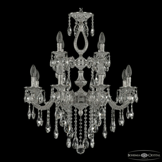 Фото Люстра бронзовая 71301/8+4/210 B NW Bohemia Ivele Crystal