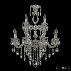 Фото Люстра бронзовая 71301/8+4/210 B NW Bohemia Ivele Crystal