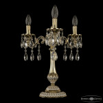 Фото 1 Настольная лампа бронзовая 73101L/3/125 A GW Bohemia Ivele Crystal