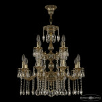 Фото Люстра бронзовая 73102/8+4/210/2d A GB Bohemia Ivele Crystal