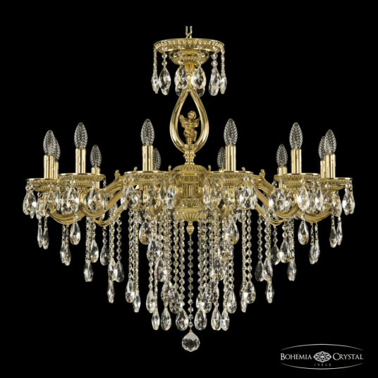 Фото Люстра бронзовая 75402/12/300 B G FA1B Bohemia Ivele Crystal